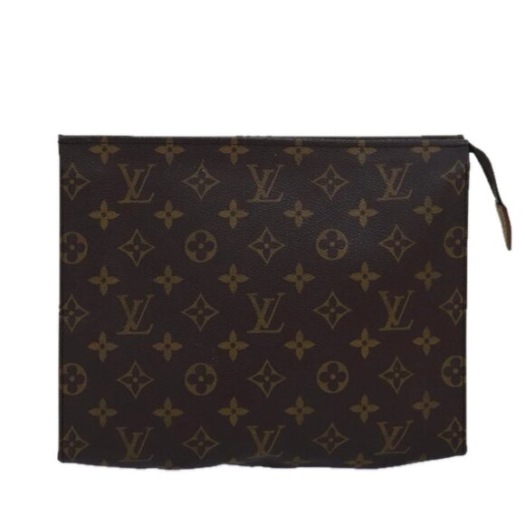 LOUIS VUITTON Monogram Poche Toilette 26 Pouch M47542 LV Auth yk13699 - Picture 1 of 16